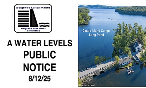 A Low Water Levels Public Notice