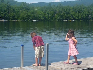 Ben and Kate on the Lake