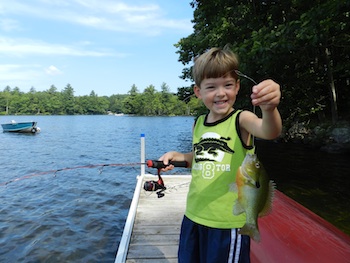 Ben exploring Maine