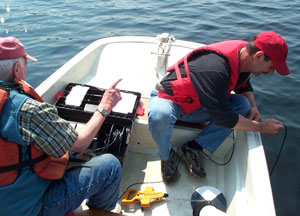 Volunteer monitoring oxygen levels