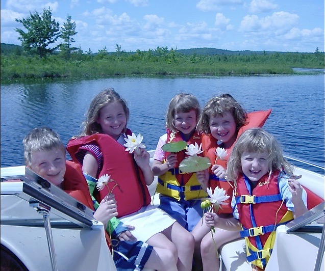 The Malin kids on Ingham Stream