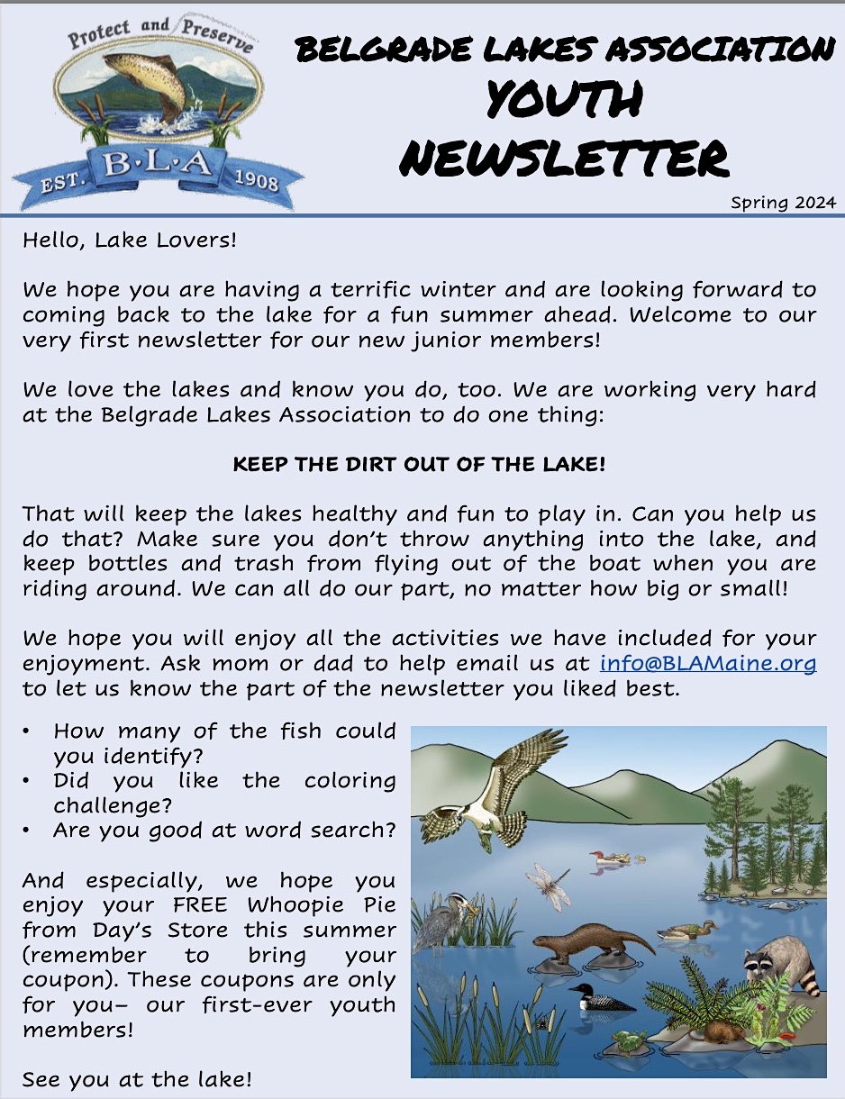 Youth Newsletter Spring 2024